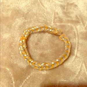 Rubber band bracelet.